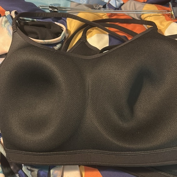 Calia Two Black Strappy Sports Bra XL Light Padding - Picture 5 of 6